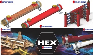 Két làm mát dầu thủy lực dạng ống HEX2, HEX3 xuất xứ ALLIED HEAT TRANSFER, Australia
